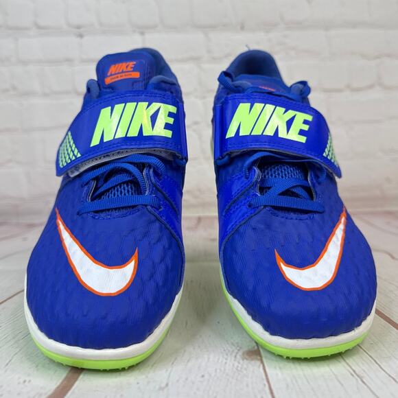 Nike High Jump Elite Track & Field Blue Spikes Shoes Mens Size 5.5 806561-400 - Picture 5 of 10